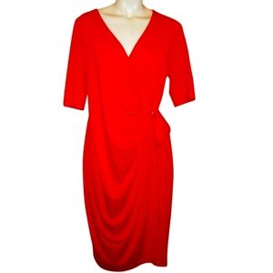 Pea in the Pod Maternity Faux Wrap Dress